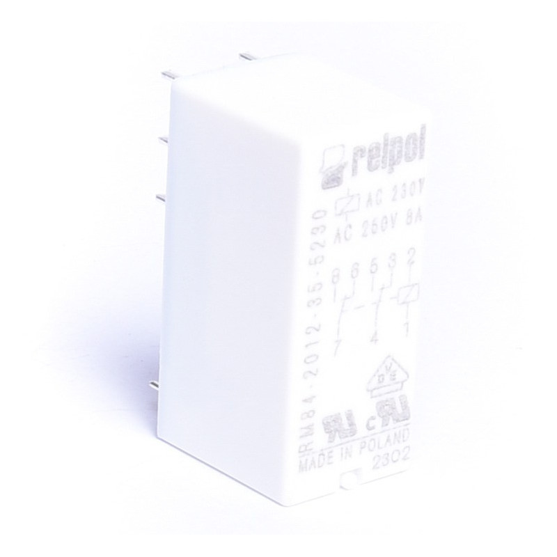 PRZEKAŹNIK 230VAC 2x8A RELPOL RM84  RM84-2012-35-5230
