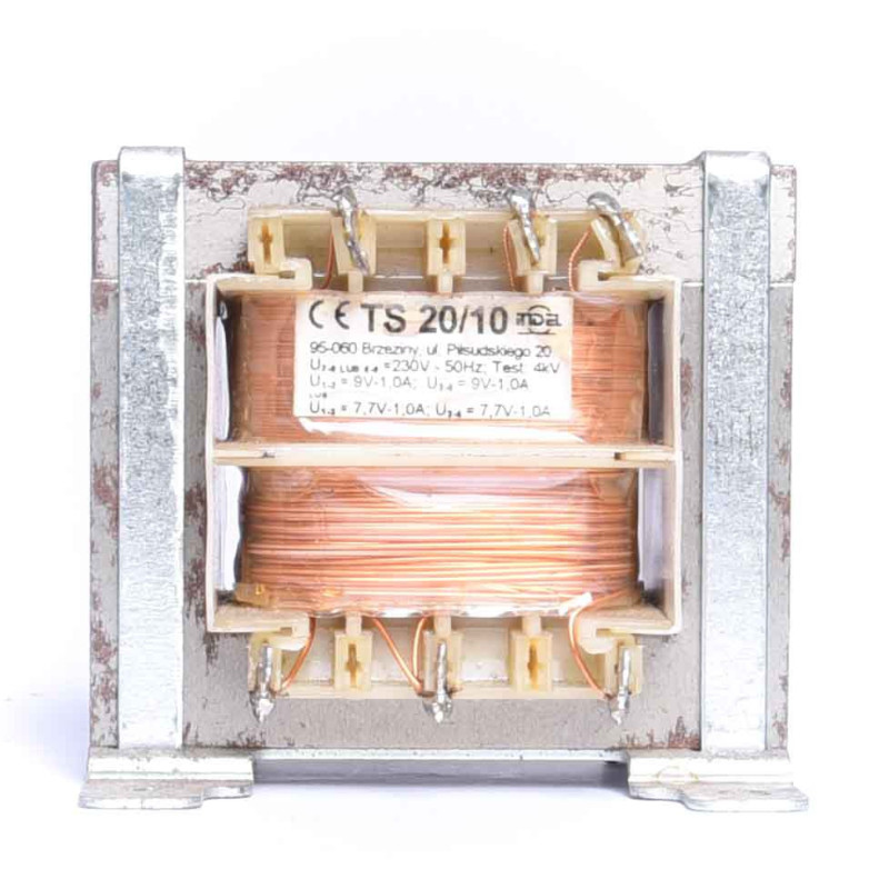 TS 20/10 2x9V-2x1A/2x7,7V-2x1A