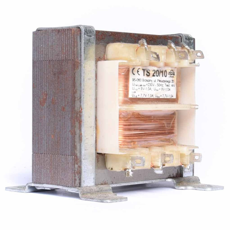 TS 20/10 2x9V-2x1A/2x7,7V-2x1A