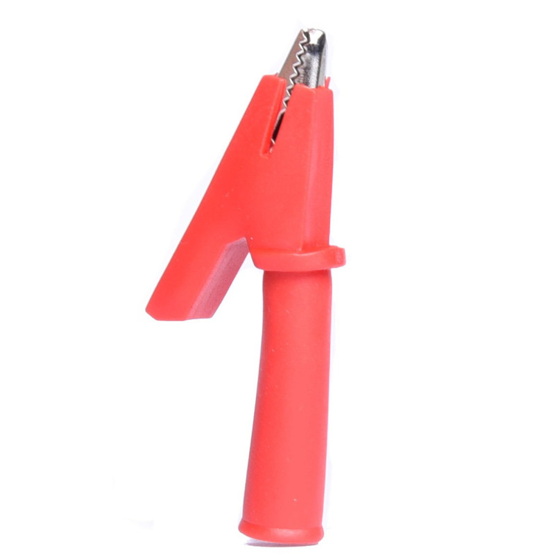 KROKODYLEK IZOLOWANY L-57mm - CZERWONY