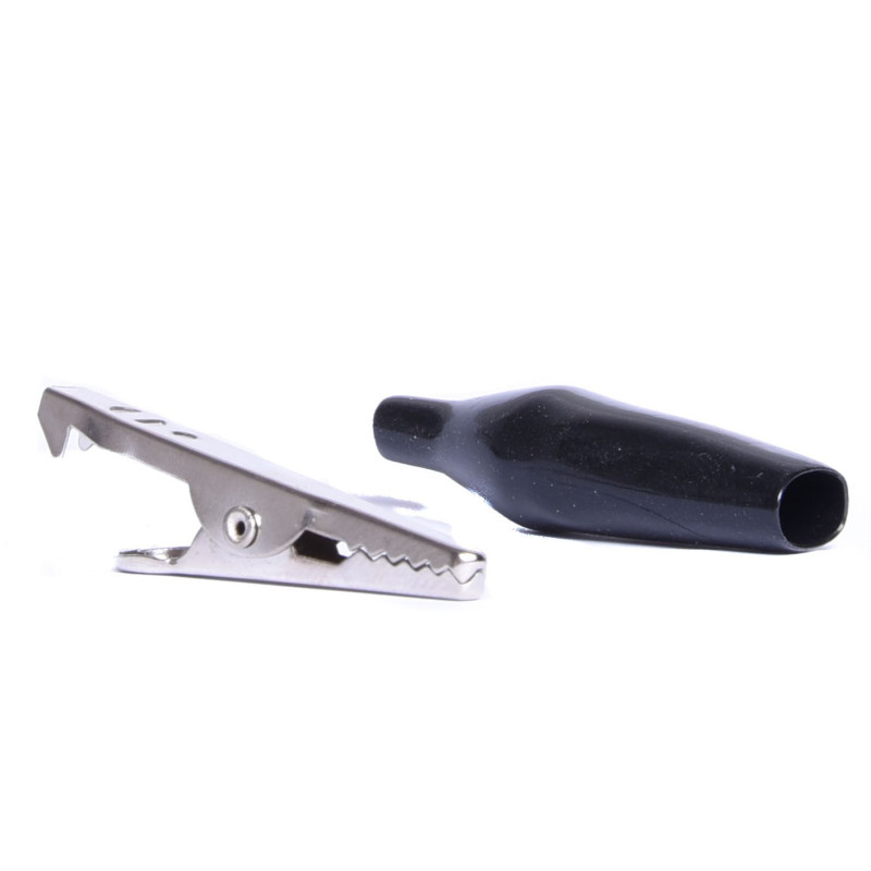 KROKODYL W IZOLACJI DUŻY CZARNY