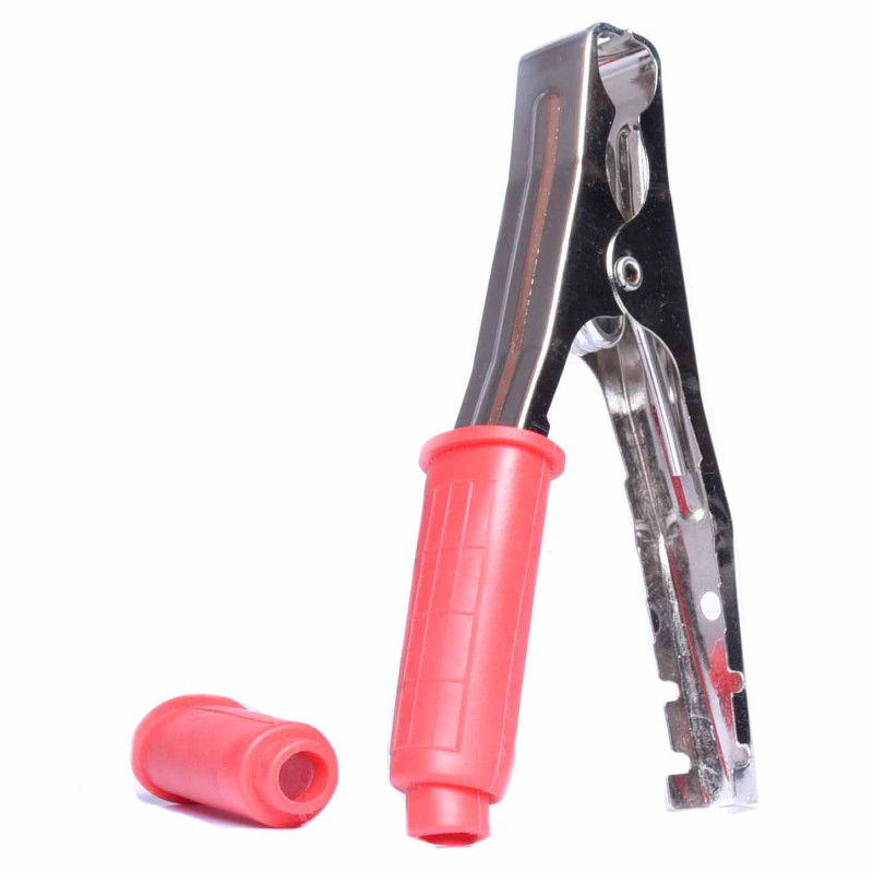 KROKODYLEK 120A CZERWONY ZŁĄCZE AKUMULATORA