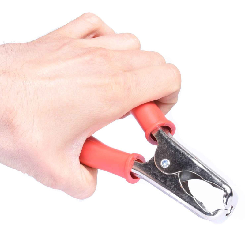 KROKODYL 200A CZERWONY ZŁĄCZE AKUMULATORA