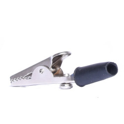 KROKODYLEK NIEIZOLOWANY - GNIAZDO BANANOWE 4mm - CZARNY