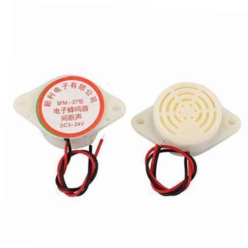 BUZZER 3-24V  95dB 3kHz SFM-27-I CZERWONY