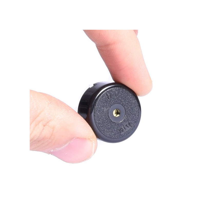 BUZZER 12V 85dB 23x9,8mm DO DRUKU 10mA TON CIĄGŁY  BUZ01285