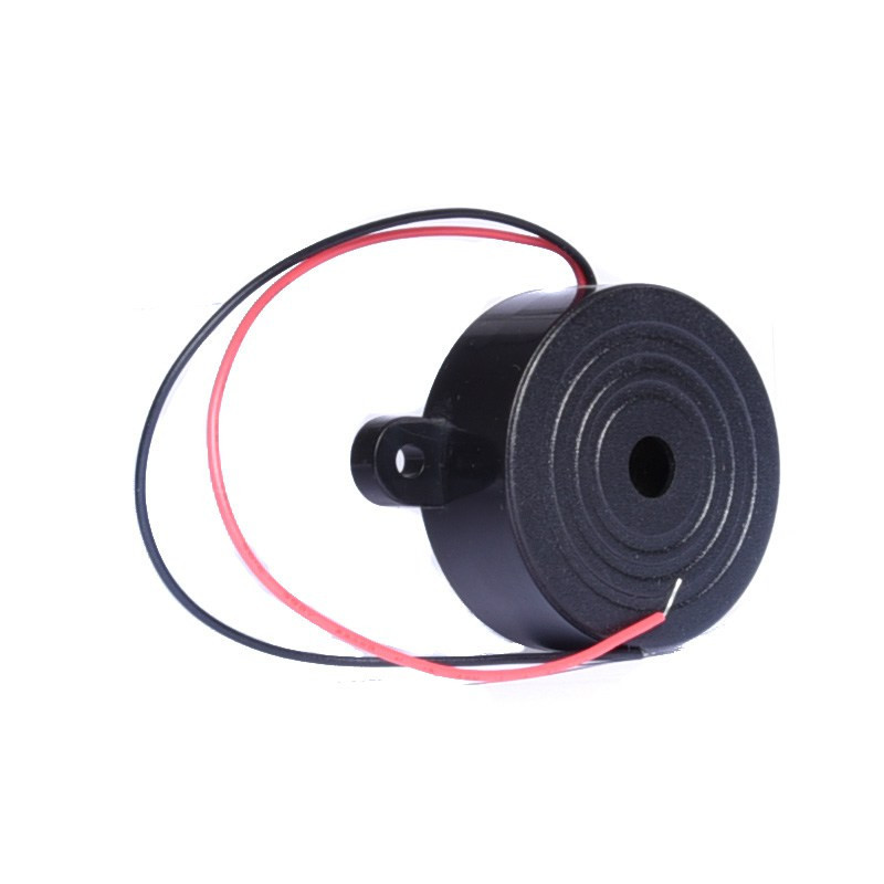 BUZZER 12V Z PRZEWODAMI TON CIĄGŁY