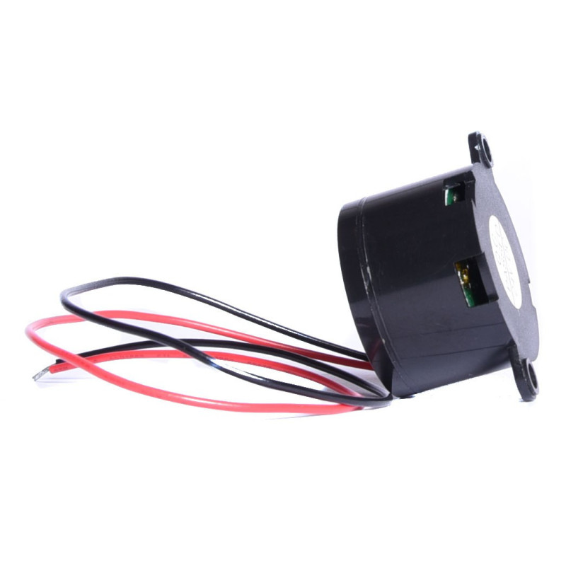 BUZZER 24V (16-27V) 85dB FCE28 2P24L PRZERYWANY CZARNY fi28mm H20mm