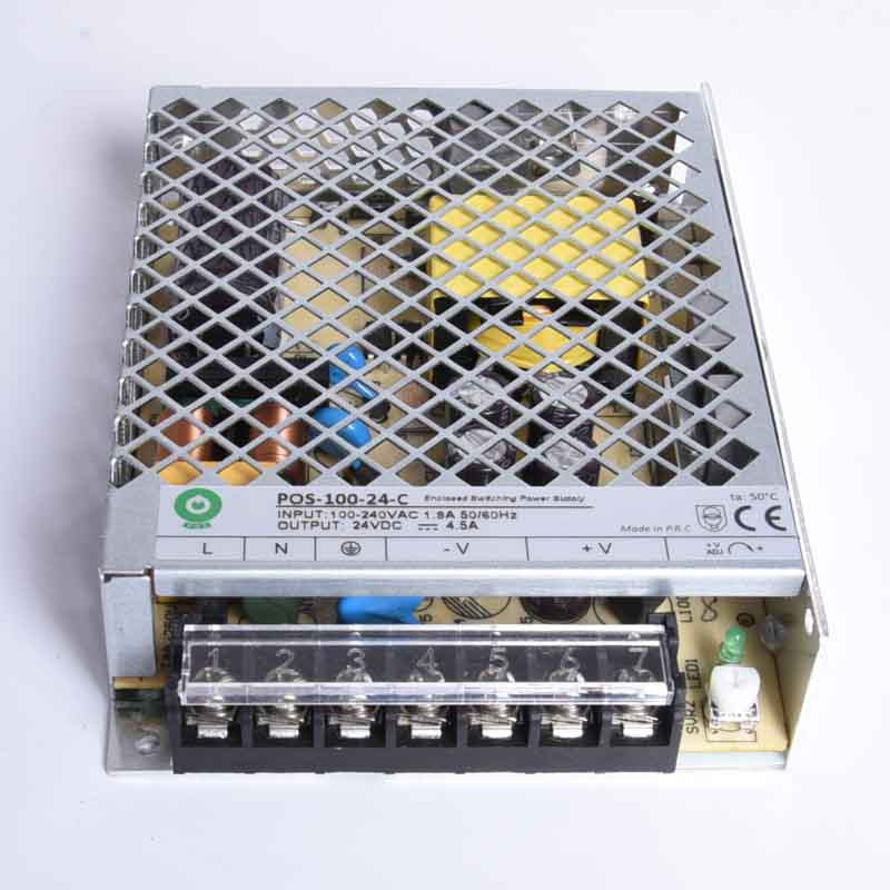 ZASILACZ 24V 4,5A 100W POS-100-24-C LOW PROFILE  MODUŁOWY