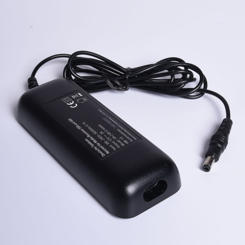 ZASILACZ 12V  2A DC 2,5/5,5mm PROSTY Z KABLEM DO GNIAZDKA DT