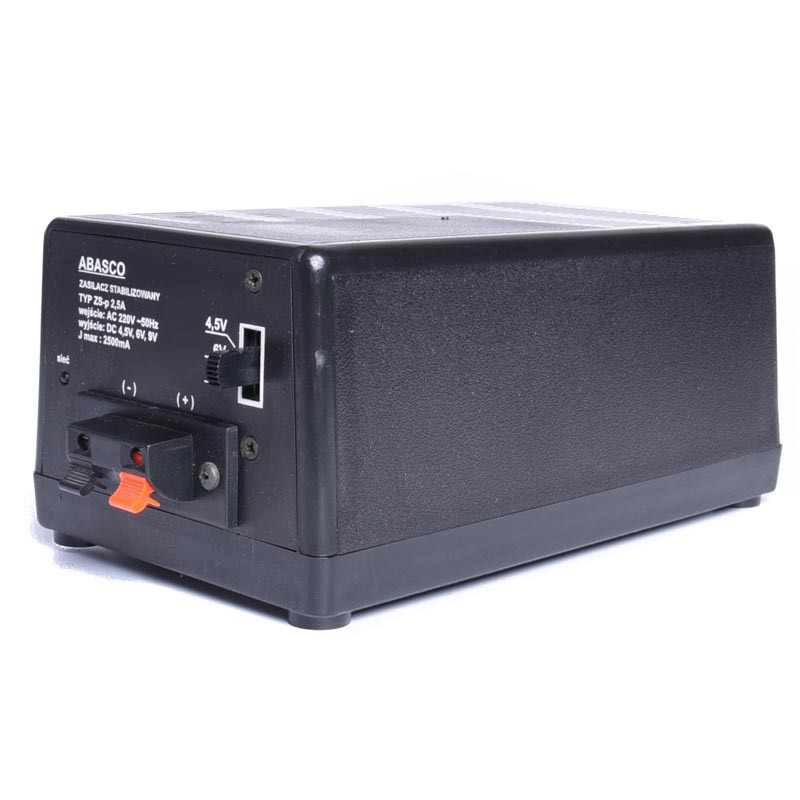 ZASILACZ UNIWERSALNY 4,5/6/9V 2,5A ABASCO
