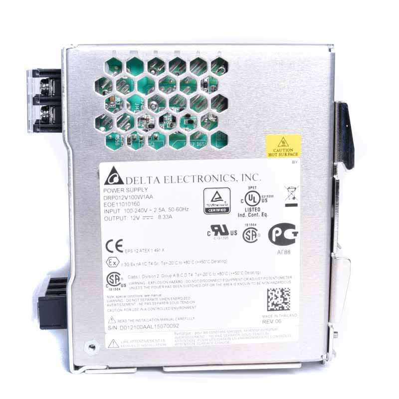 ZASILACZ 12V 8,33A IMPULSOWY NA SZYNĘ DIN DRP012100W1AA