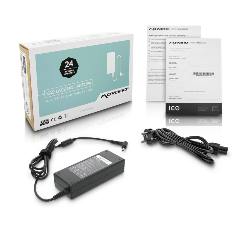 ZASILACZ LAPTOPA 19,5V 4,62A 90W 1,7/4,0mm LENOVO DELL