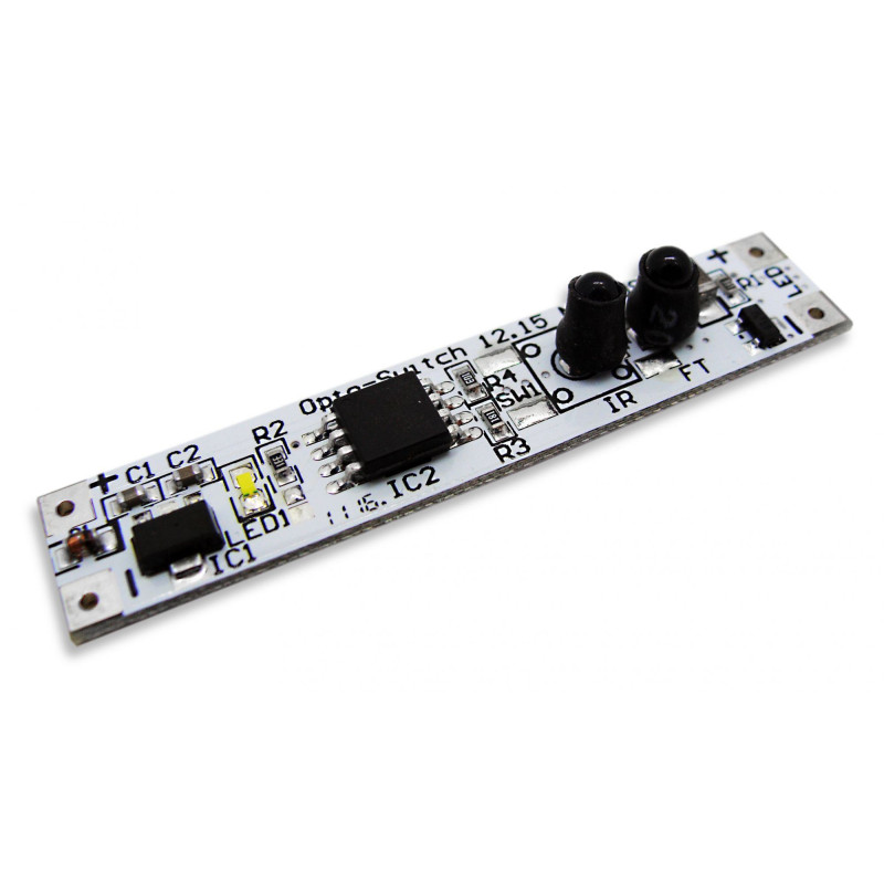 WŁĄCZNIK BEZDOTYKOWY ZE ŚCIEMNIACZEM LED PROFIL 12/24V 5A