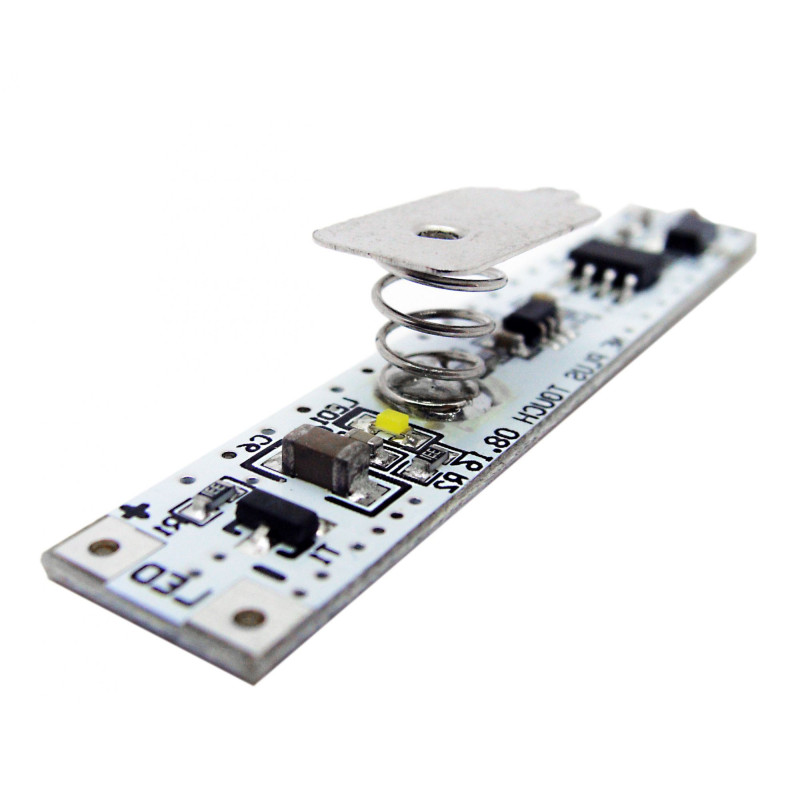 WŁĄCZNIK DOTYKOWY ZE ŚCIEMNIACZEM LED PROFIL 12/24V 5A