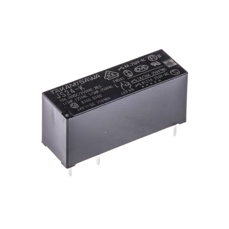 PRZEKAŹNIK JS-24-K 24V TAKAMISAWA 1 STYK PRZEŁĄCZNY