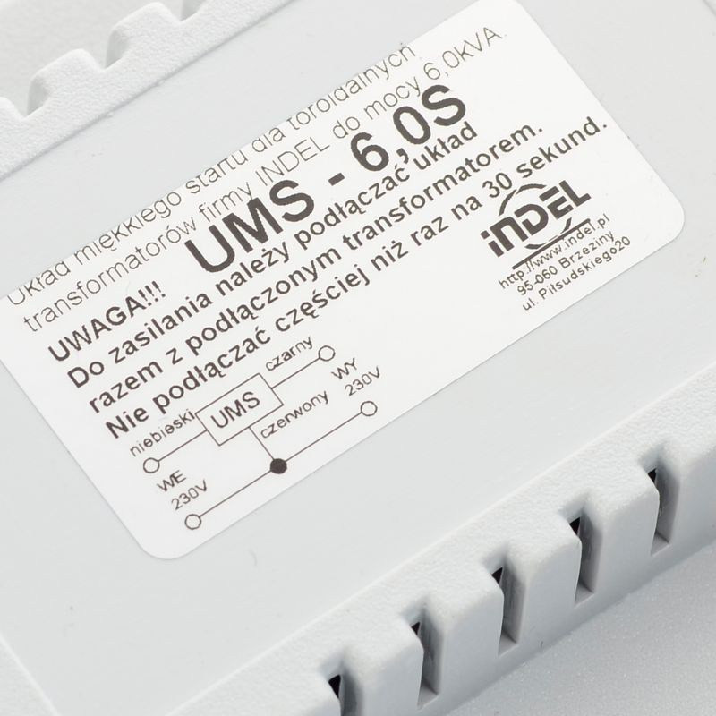 UMS 6,0KVA NA SZYNĘ UKŁAD MIĘKKIEGO STARTU