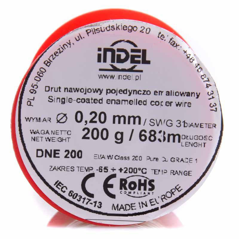 DRUT NAWOJOWY 0,20 DNE 200g (+/- 680m)