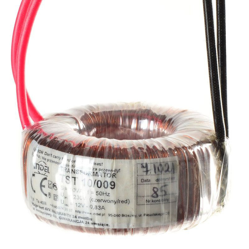 TST 10/009 12V-0,84A TRANSFORMATOR TOROIDALNY