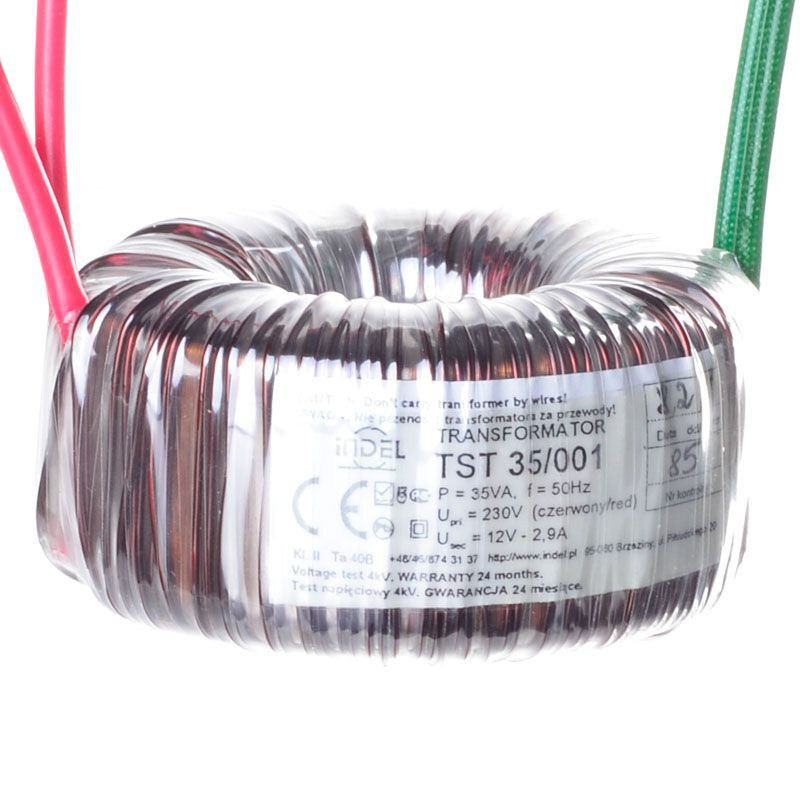 TST 35/001 12V-2,9A TRANSFORMATOR TOROIDALNY