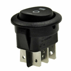 PRZEŁĄCZNIK OKRĄGŁY 10A 250V 2 TORY ON-OFF-ON 6-pin CANAL BISTABILNY