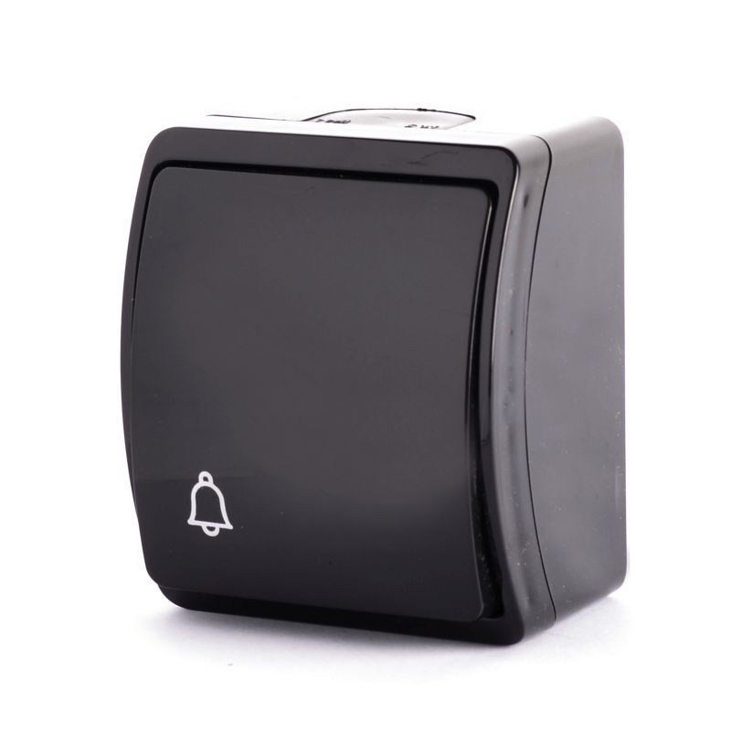 WŁĄCZNIK DZWONKOWY NATYNKOWY KOALA VW-5 CZARNY