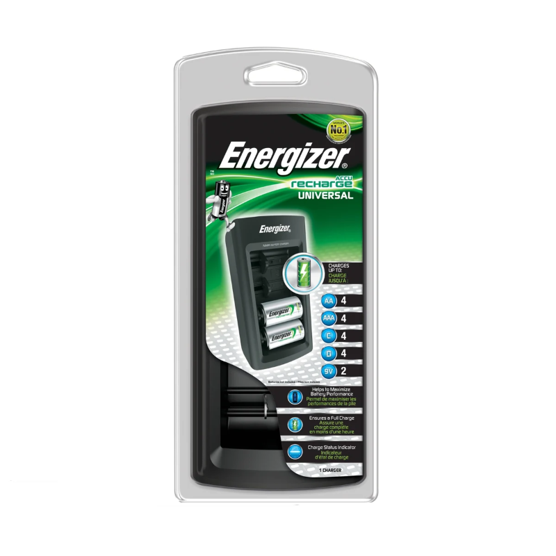 ŁADOWARKA UNIWERSALNA ENERGIZER Ni-MH AA AAA R14 R20 6F22