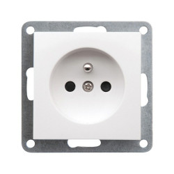 GNIAZDO Z UZIEMIENIEM POJEDYNCZE PODTYNKOWE CORNER