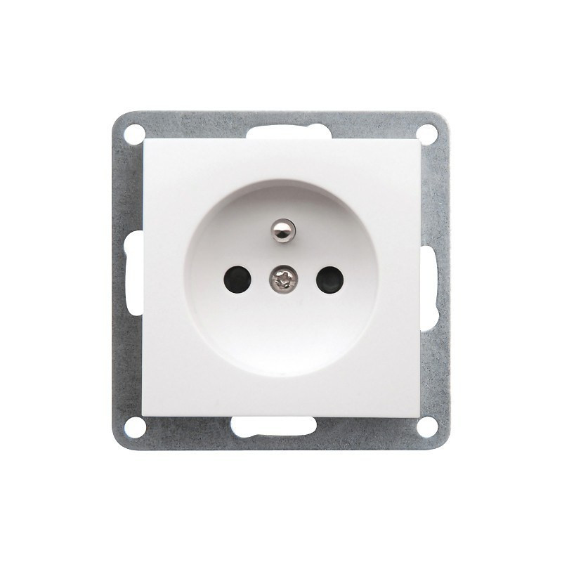 GNIAZDO Z UZIEMIENIEM POJEDYNCZE PODTYNKOWE CORNER