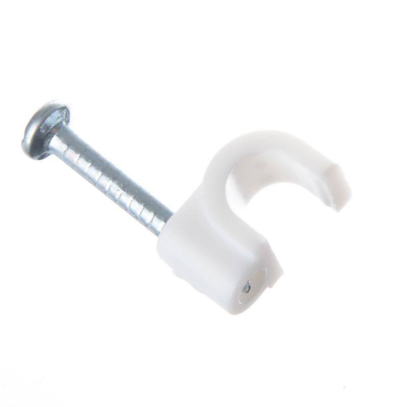 UCHWYT KLIP 5mm OKRĄGŁY 100 SZT.