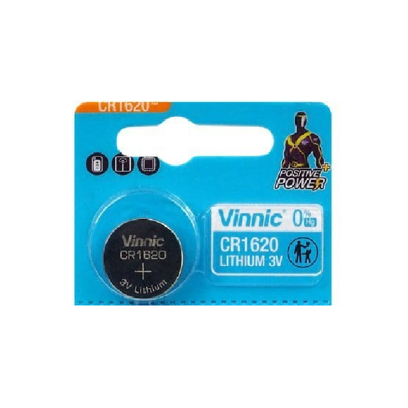 BATERIA CR 1620 VINNIC LITHIUM