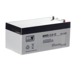 AKUMULATOR ŻELOWY 12V 3,4Ah MWS