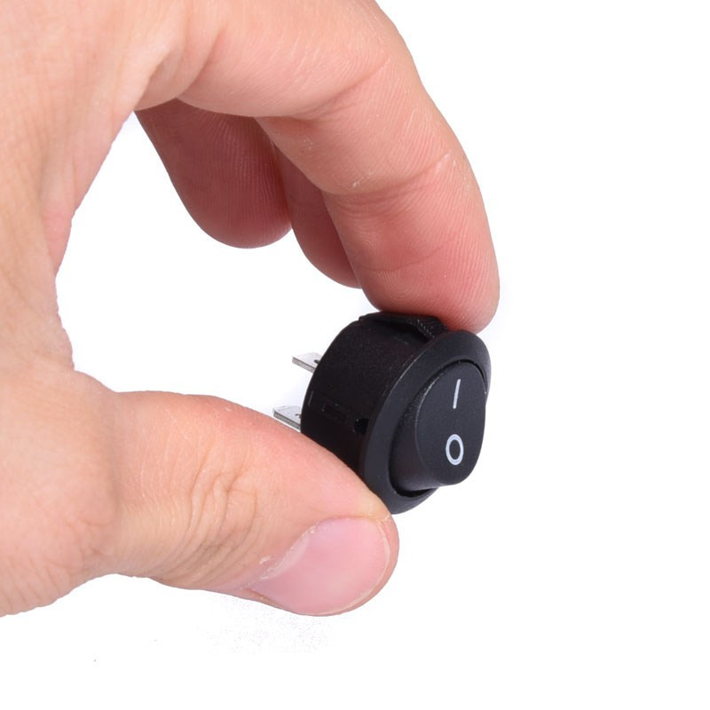 PRZEŁĄCZNIK AC 230V OKRĄGŁY 10A HQ CANAL BISTABILNY