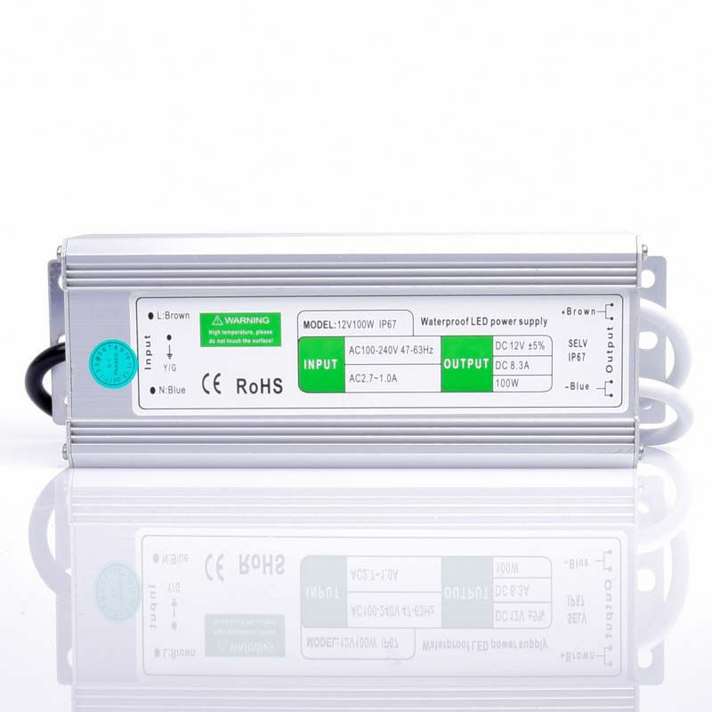 ZASILACZ LED 12V 8,5A 100W IP67 JLM