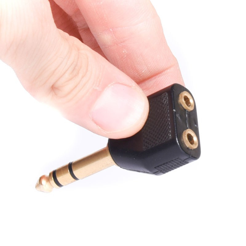 REDUKCJA WT.JACK 6.3ST/2GN.JACK 3.5 GOLD STEREO