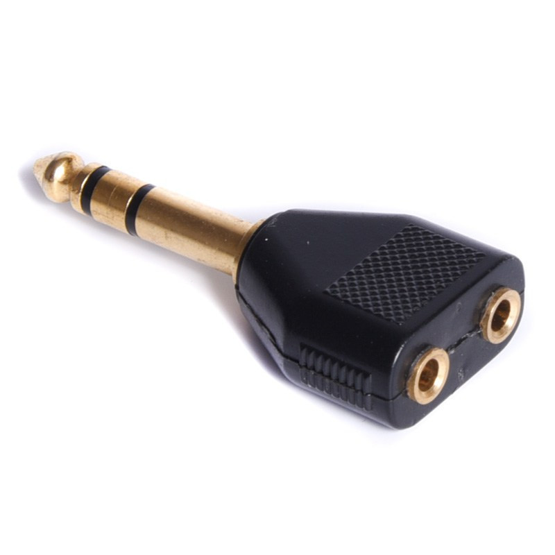 REDUKCJA WT.JACK 6.3ST/2GN.JACK 3.5 GOLD STEREO
