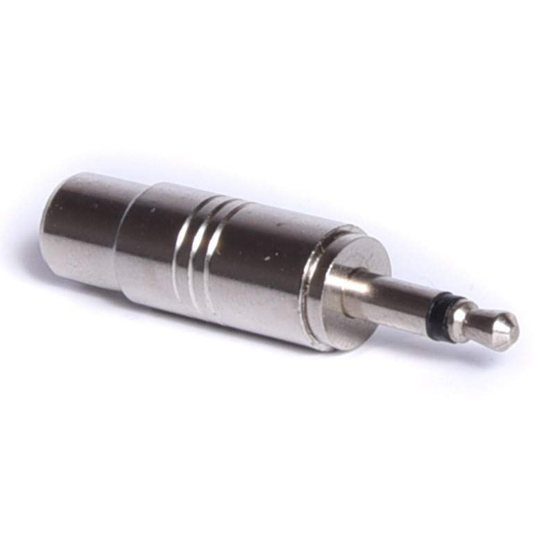 REDUKCJA WT.JACK 3,5MN/GN.RCA METAL MONO SILVER