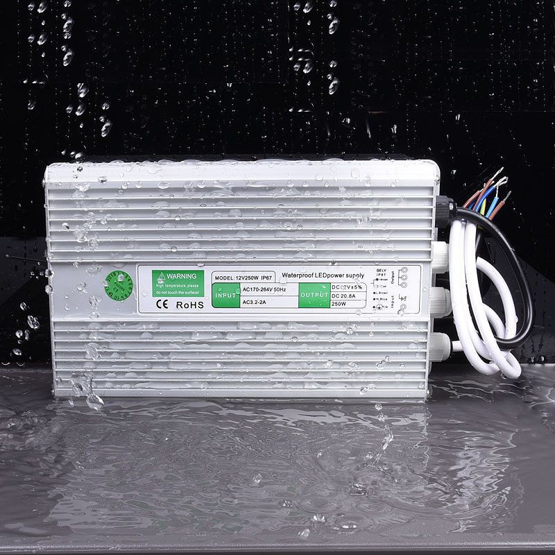 ZASILACZ LED 12V 16,75A 200W IP67 JLM