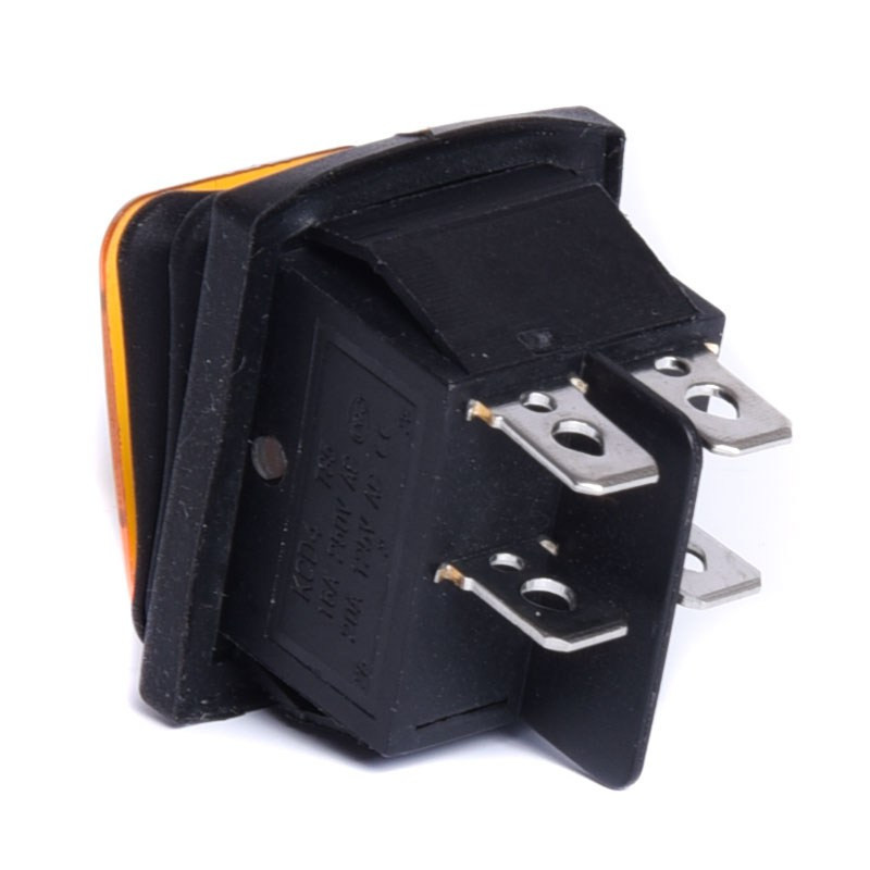 PRZEŁĄCZNIK PODŚWIETLANY DUŻY AC HERMETYCZNY ŻÓŁTY