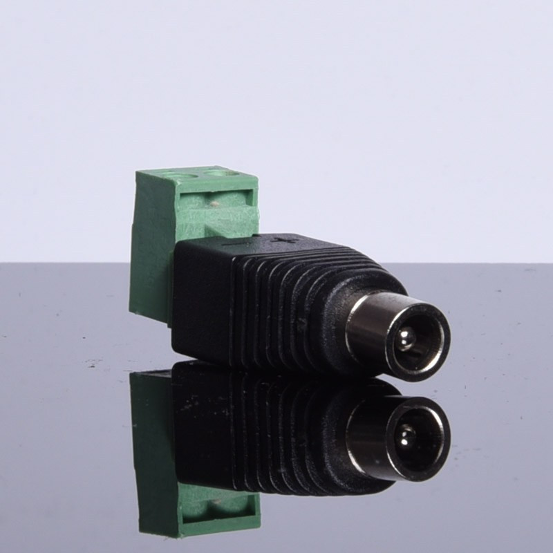 GNIAZDO DC 2,1/5,5 SZYBKI MONTAŻ DWUCZĘŚCIOWY ROZŁĄCZALNY