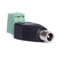 GNIAZDO DC 2,1/5,5 SZYBKI MONTAŻ DWUCZĘŚCIOWY ROZŁĄCZALNY