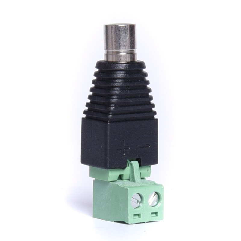 GNIAZDO DC 2,1/5,5 SZYBKI MONTAŻ DWUCZĘŚCIOWY ROZŁĄCZALNY