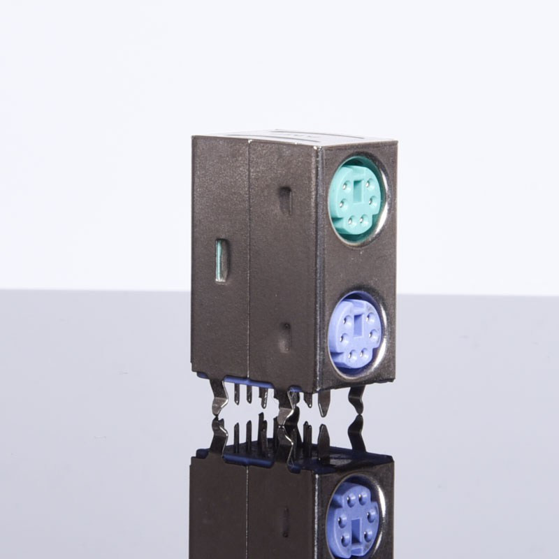 GNIAZDO MINI DIN 6PIN KLAWIATURA+MYSZ W DRUK