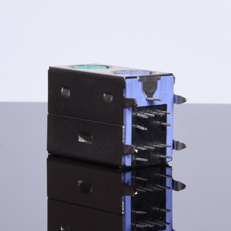 GNIAZDO MINI DIN 6PIN KLAWIATURA+MYSZ W DRUK