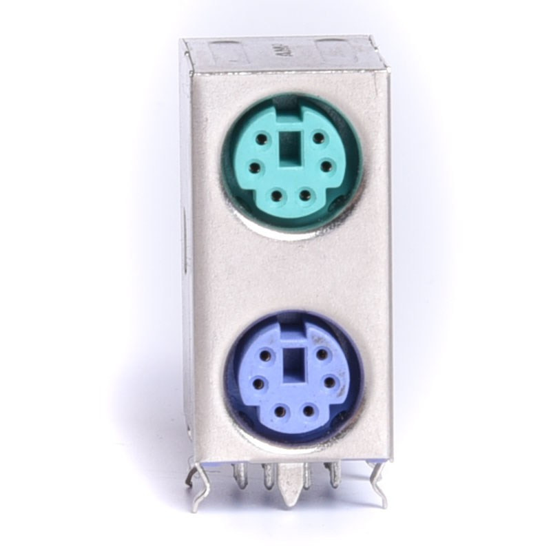 GNIAZDO MINI DIN 6PIN KLAWIATURA+MYSZ W DRUK