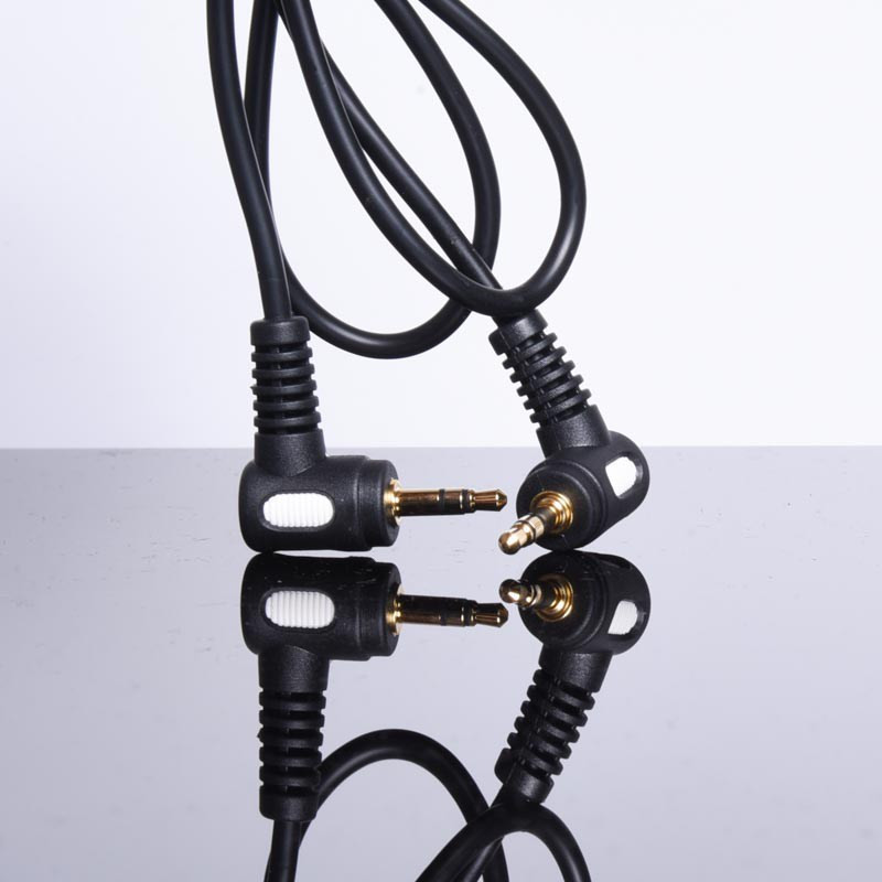 KABEL AV JACK 3,5mm KĄTOWE WTYKI 0,5m