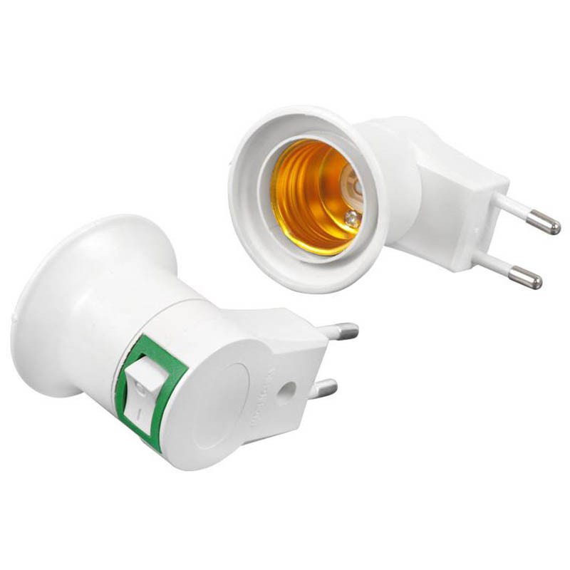 ADAPTER ŻARÓWKI E27 ZŁODZIEJKA  ROZGAŁĘŹNIK Z WYŁĄCZNIKIEM
