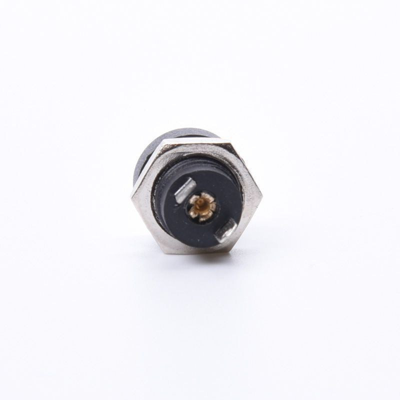 GNIAZDO DC2,1/5,5 MONTAŻOWE Z NAKRĘTKĄ