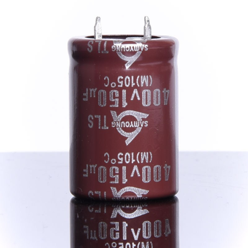 KEL 150uF/400V 22x30 105°C SamYoung SNAP-IN KONDENSATOR ELEKTROLITYCZNY