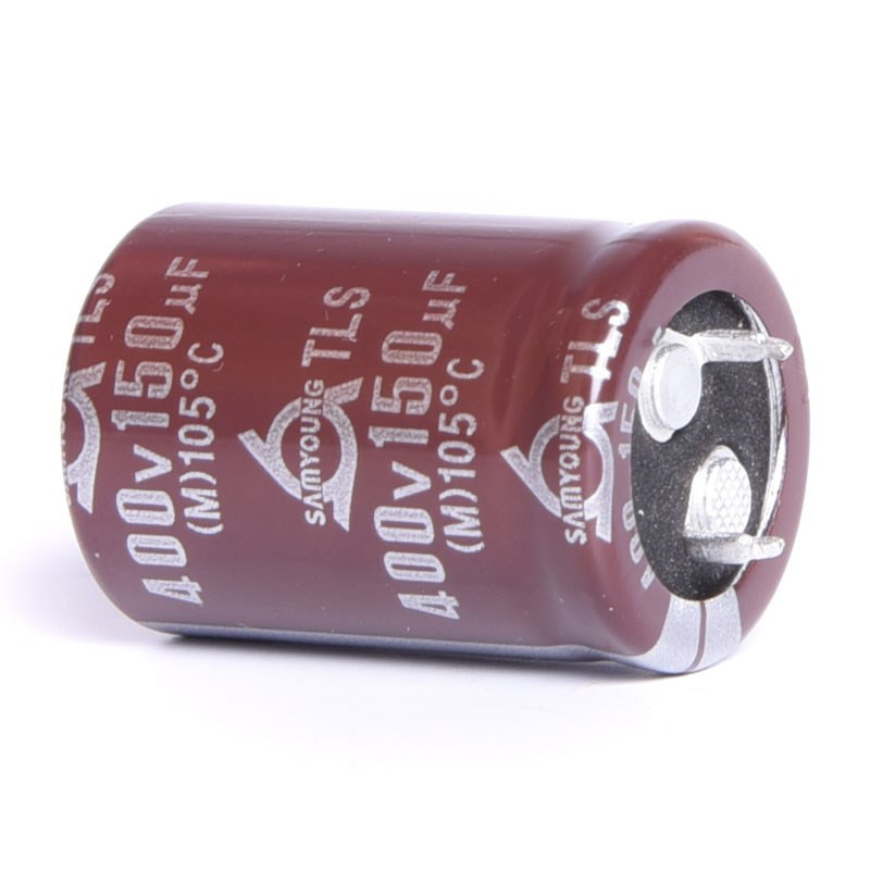 KEL 150uF/400V 22x30 105°C SamYoung SNAP-IN KONDENSATOR ELEKTROLITYCZNY